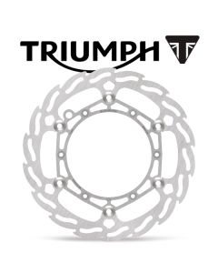 MOTOMASTER 260MM FLAME STALEN REMSCHIJF VOOR - TRIUMPH