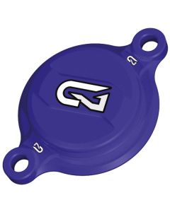 GECO CNC OIL FILTER CAP - BLUE YAMAHA/FANTIC