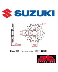 JT SPROCKETS STALEN VOORTANDWIEL - SUZUKI