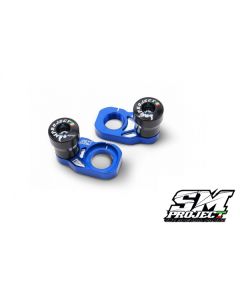 SM PROJECT AXLE BLOCKS SLIDER KIT (25MM) - BLUE