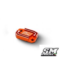 SM PROJECT BREMBO FINNED RESERVOIR CAP CLUTCH/BRAKE - ORANGE