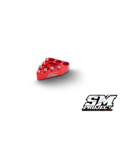 SM PROJECT BRAKE PEDAL TIP OVERSIZE - RED