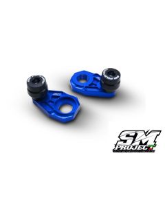 SM PROJECT EVO AXLE BLOCKS SLIDER KIT - BLUE