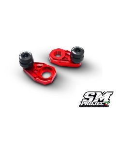 SM PROJECT EVO AXLE BLOCKS SLIDER KIT - RED