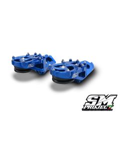 SM PROJECT SUPERMOTO FOOTPEGS - BLUE