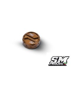 SM PROJECT BRAKE RESERVOIR CAP TM RACING - BRONZE