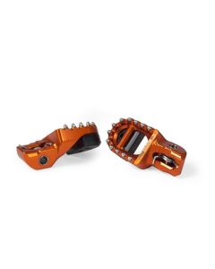 GECO 3D SUPERMOTO FOOTPEGS - ORANGE KTM/HUSQVARNA