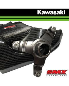 SMX Racing Carbon Air Scoop bracket adapter KAWASAKI