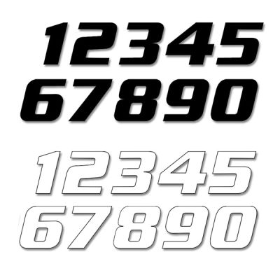 BLACKBIRD STARTNUMMERS 20 x 25CM (SET VAN 3)