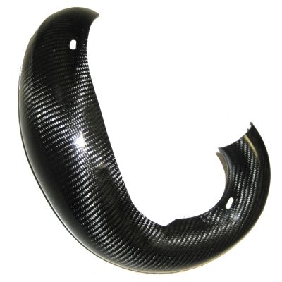 CMT CARBON EXHAUST GUARD - KTM 125CC