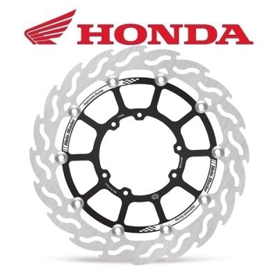 MOTOMASTER 320MM RACING FLAME SUPERMOTO DISC - HONDA