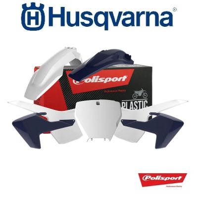 POLISPORT BODYKIT KAPPENSET COMPLEET - HUSQVARNA