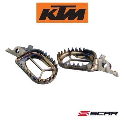 SCAR TITANIUM VOETSTEUNEN - KTM