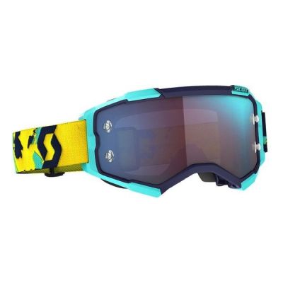 SCOTT FURY BLAUW ORANJE/ BLAUW CHROME WORKS