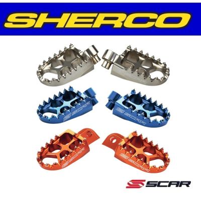 SCAR EVOLUTION RACING VOETSTEUNEN - SHERCO