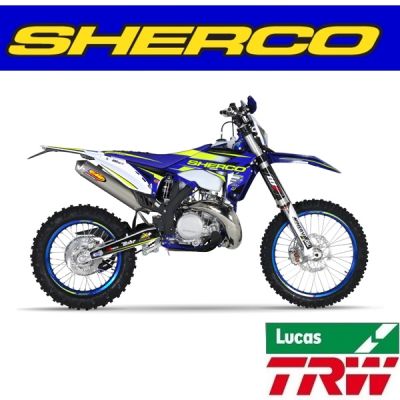 TRW SINTER/CARBON REMBLOKKEN VOOR & ACHTER - SHERCO (SM)