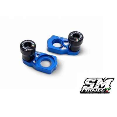 SM PROJECT AXLE BLOCKS SLIDER KIT - BLUE