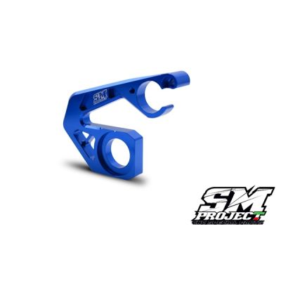 SM PROJECT REAR CALIPER SUPPORT + ODOMETER PROTECTION - BLUE