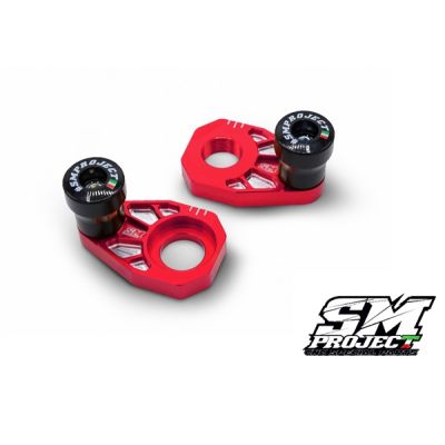 SM PROJECT AXLE BLOCKS SLIDER KIT - RED