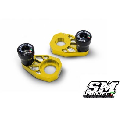 SM PROJECT AXLE BLOCKS SLIDER KIT - YELLOW