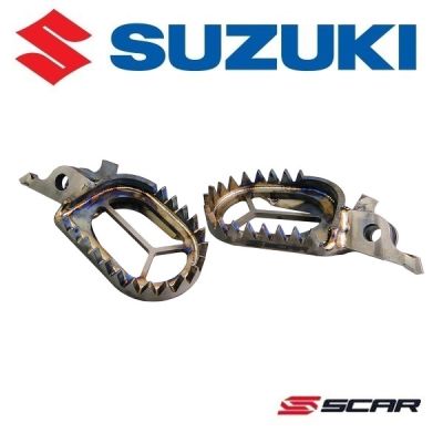 SCAR TITANIUM VOETSTEUNEN - SUZUKI